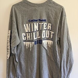Cedar point winter chill out shirt